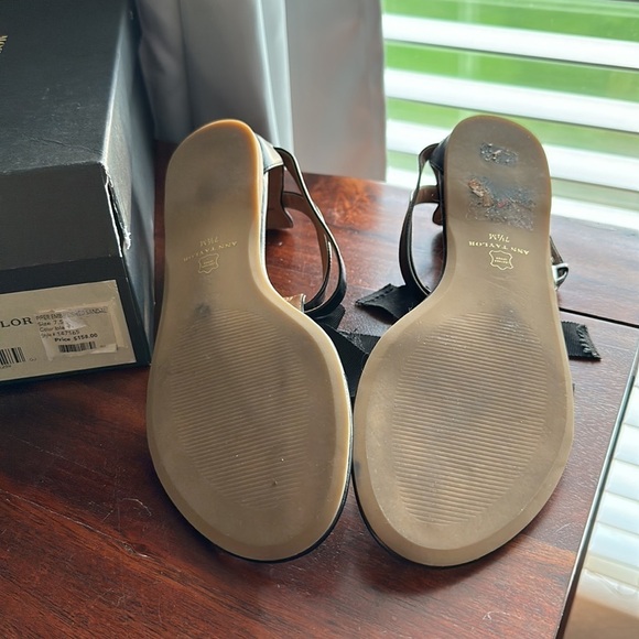 Ann Taylor Piper Embellished Sandal black size 7.5 - Picture 6 of 7